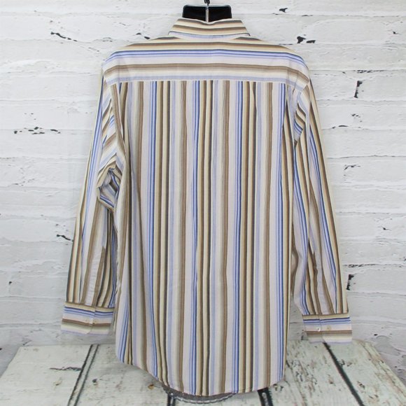 Banana Republic Career Casual Striped Shirt - Picture 3 of 6